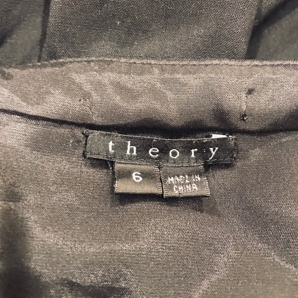 THEORY STRAPLESS BLACK DRESS - Picture 8 of 8